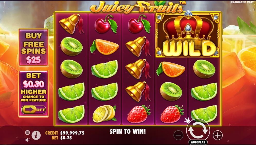 Juicy Fruits Slot machine. 