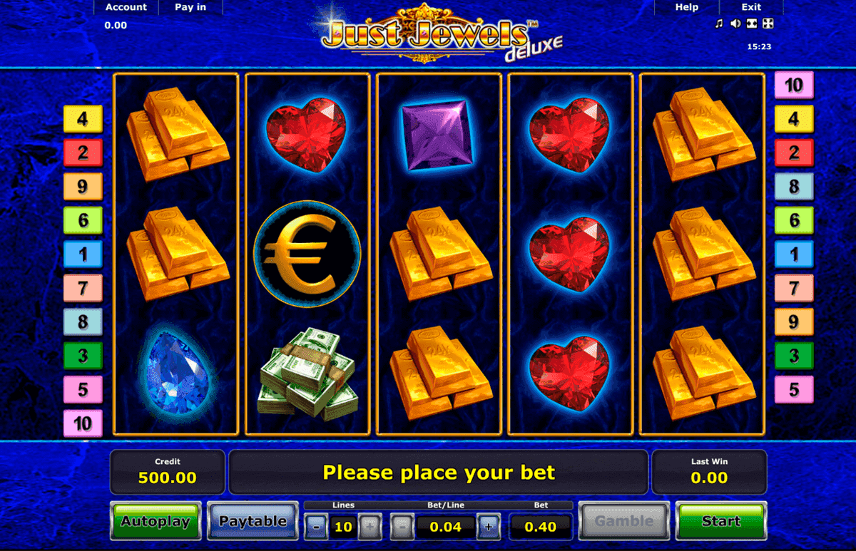 Just Jewels Slot machine. 