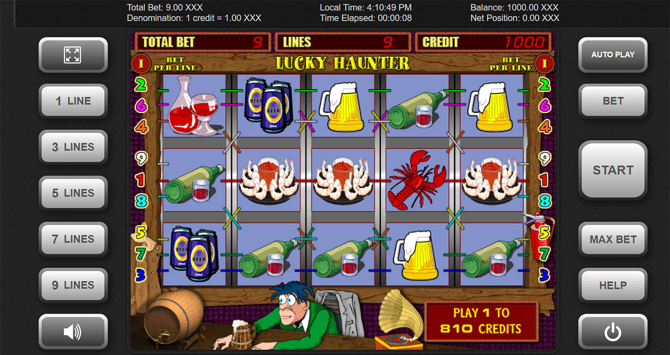Lucky Haunter Slot Machine. 