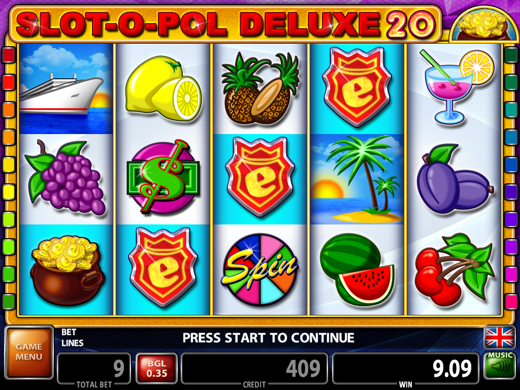 Slot-o-Pol Deluxe Slot Machine. 